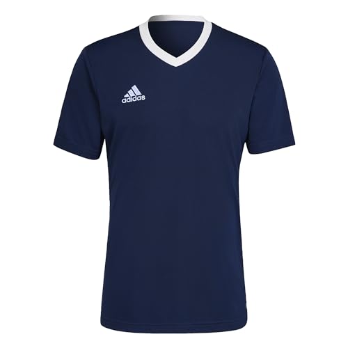 Adidas Entrada 22 Short Sleeve Jersey, T-shirt Uomo, Team Navy Blue 2, XXL