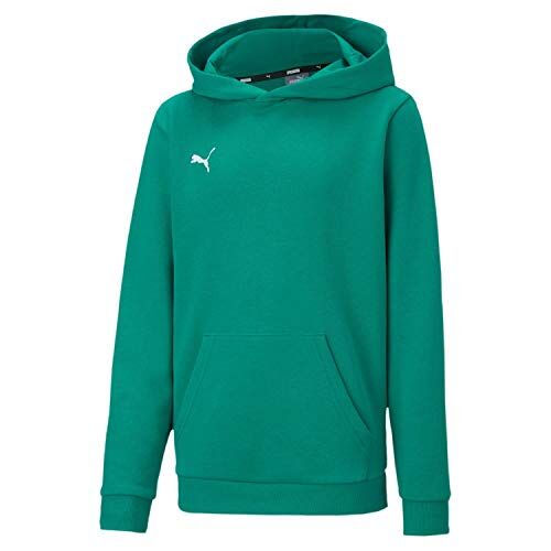 Puma Teamgoal 23 Casuals Hoody Jr, Felpa con Cappuccio Unisex Bambini, Pepper Green, 164