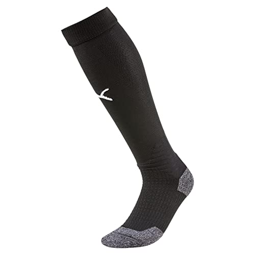 Puma Liga Socks, Calzettoni Calcio Unisex, Nero ( Black/ White), 47-49