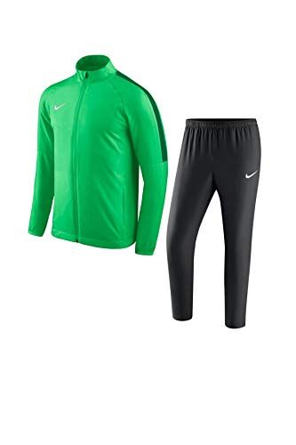 Nike Track Academy 18, Tuta Uomo, Lt Spark/Black/Pine Green/White, L