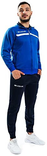 GIVOVA TUTA ONE FULL ZIP POLARFLEECE AZZURRO/BLU