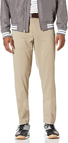 Amazon Essentials Pantaloni Elasticizzati Slim Uomo, Marrone Kaki, 29W / 28L