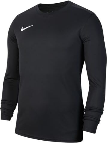 Nike M Nk Dry Park VII JSY LS, T-Shirt A Manica Lunga Uomo, Black/White, 2XL