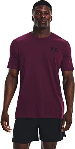 Under Armour Sportstyle-Maglietta a Maniche Corte Graph, Purple Stone, S Uomo