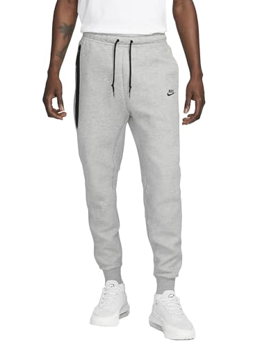 Nike M NK TCH FLC JGGR Pantaloni Sportivi Uomo Dk Grey Heather/Black Taglia XL