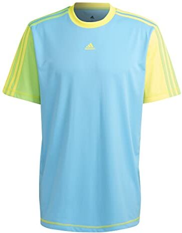 Adidas Kidcore T-shirt a manica corta, Sky Rush, M