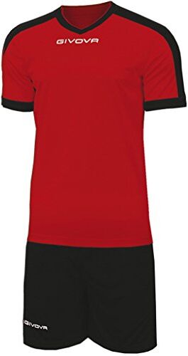 GIVOVA , Kit Revolution Unisex – Adulto, Rosso/Nero, 2XL