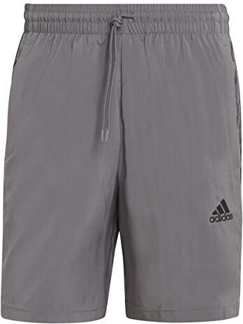 Adidas Aeroready Essentials Chelsea 3-stripes Shorts Pantaloncini, Grey Five/Black, 3XL Short Uomo