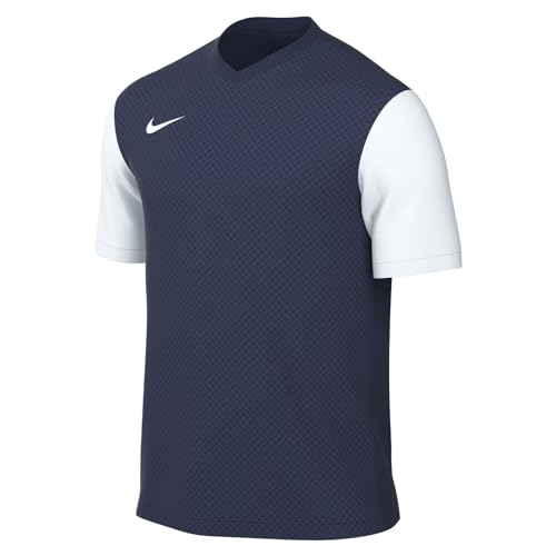 Nike M Nk DF Tiempo Prem II JSY SS Maglia Lunga, Navy/White, XXL Uomo