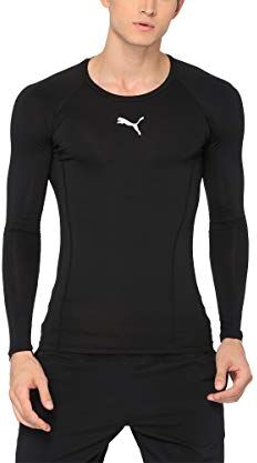 Puma Liga Baselayer Tee Ls, Maglia Calcio, Uomo, Nero ( Black), 2XL