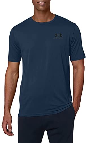 Under Armour UA Sportstyle LC SS Maglietta, Academy, L Uomo