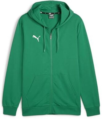 Puma teamGOAL Casuals Hooded Jacket, Sudore Men's, Sport Verde Bianco, M