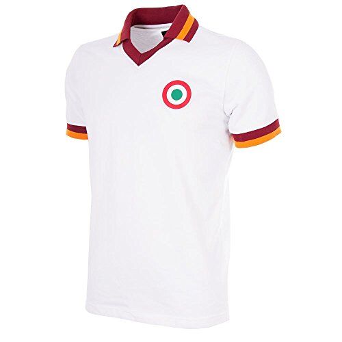 AS Roma , 1980-81 Away Retro Football Unisex – Adulto, Black/Red, XL