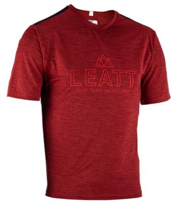 Leatt Maglia MTB Trail 1.0 a Manica Corta Ultraleggera e Traspirante