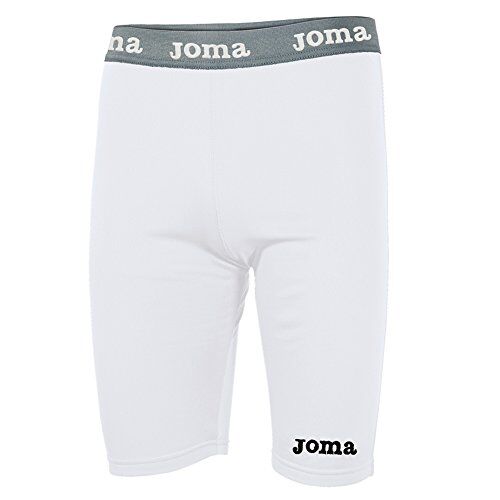 Joma Fleece Pantaloncini Termici, Bianco, L
