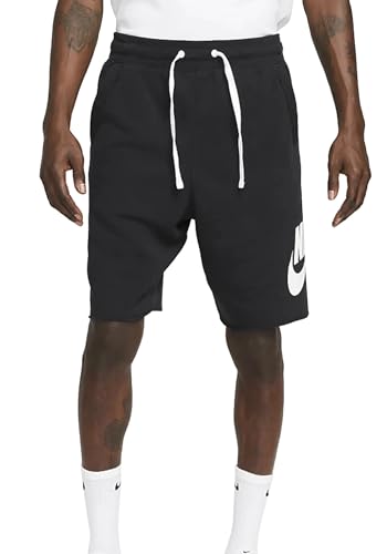 Nike Club Aluminium Hbr Ft Shorts 2XL, Nero/Bianco ()