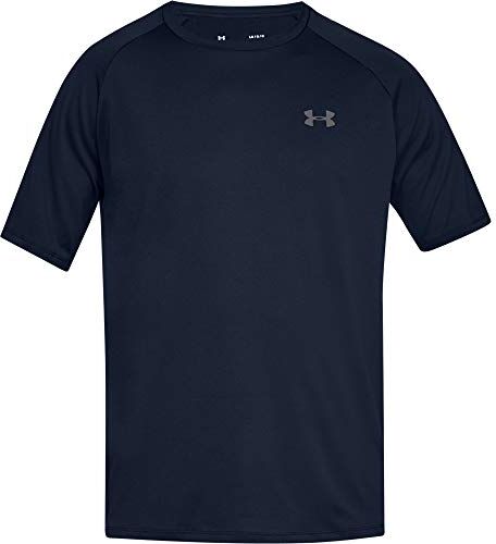 Under Armour UA Tech 2.0 SS Tee, T-Shirt Uomo, Academy Blue, M