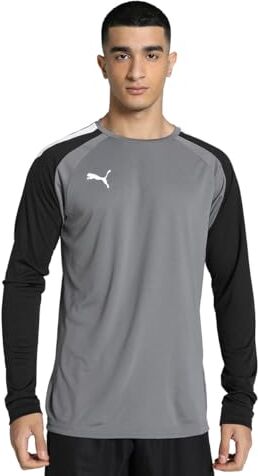 Puma teamPACER GK LS Jersey, Maglietta a Maniche Lunghe Men's, Perla Fumo-PU, M