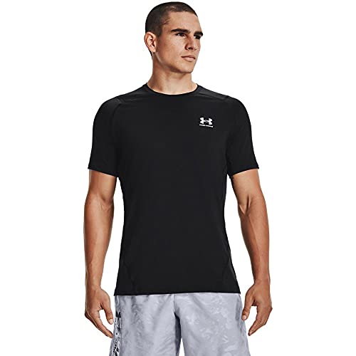 Under Armour Ua Hg Armour Fitted Ss T-shirt, Nero, XL Uomo