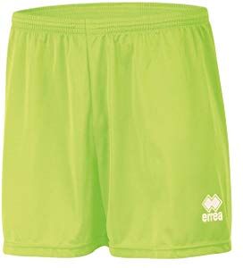 Errea New Skin Pantaloncini per allenamento · Unisex, universali, adatti a giovani e bambini, verde fluo, XL