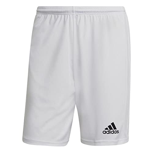 Adidas Squadra 21 Shorts Uomo, White/White, XS