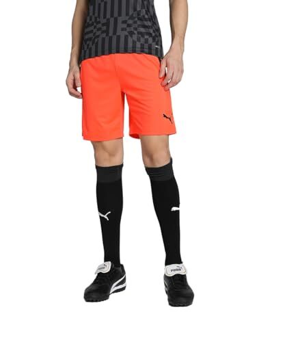 Puma teamLIGA Shorts, Pantaloncini Corti Men's, Rosso/Nero (Nrgy Red Black), M