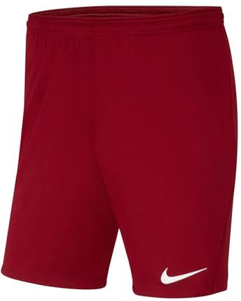 Nike -677 Dri-Fit Park 3 Pantaloncini Uomo Team Red/White Taglia L