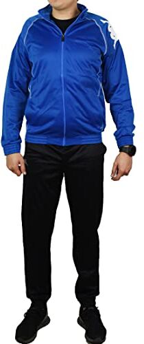 Kappa Trainingsanzug Ephraim Tracksuit, Tuta da Allenamento Uomo, Turchese, M