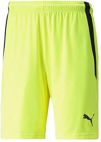 Puma Teamliga Shorts, Pantaloncini Corti Uomo, Giallo Alert Black, M