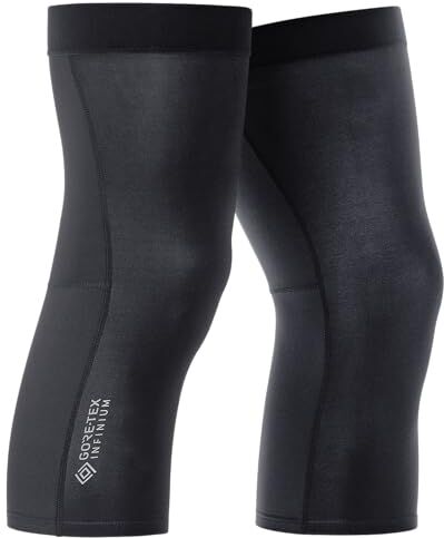 GORE WEAR Shield Knee Warmers, Shield Ginocchiere Unisex Adulto, Nero, XS-S