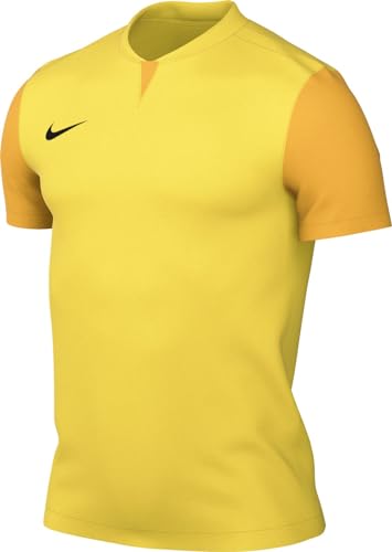 Nike Mens Short-Sleeve Soccer Jersey M Nk DF Trophy V JSY SS, Tour Yellow/University Gold/Black, , S