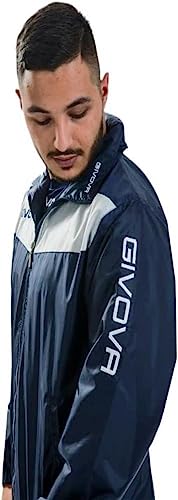 GIVOVA RAIN SCUDO CON MESH BLU/BIANCO