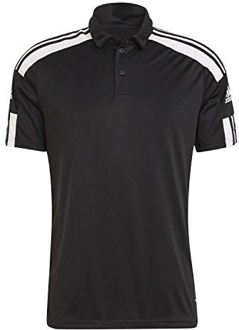 Adidas Squadra 21 Short Sleeve Polo Shirt, Uomo, Black/White, 3XL