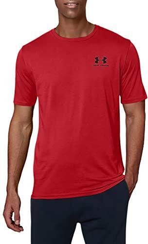 Under Armour Ua Sportstyle Lc Ss Maglietta, Rosso, S Uomo