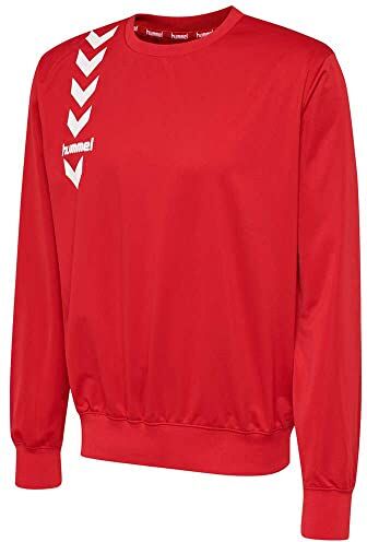 hummel Essential Poly Sweat Felpa Rosso 100% Poliestere Taglia M, M Unisex-Adulto