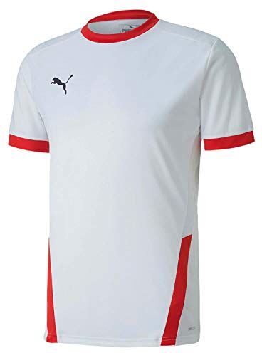 Puma Teamgoal 23 Jersey, Maglietta a Maniche Corte Uomo, Bianco ( White/ Red), 3Xl