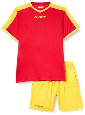 GIVOVA , Kit Revolution Unisex – Adulto, Rosso/Giallo, 2XL