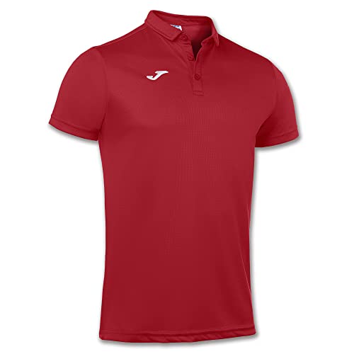 Joma Hobby, Maglietta a Maniche Corte Polo Uomo, Rosso (600), XS