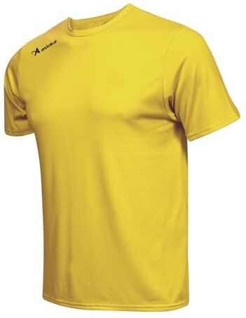 Asioka 130/16 T-Shirt Sportiva, Unisex da Adulto, Unisex Adulto, , Giallo, S