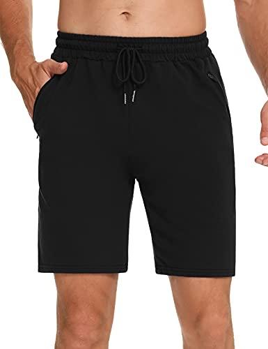 Wayleb Pantaloncini Uomo Sportivi Pantaloni Corti Cotone Shorts Uomo Estivi Bermuda con Tasche per Palestra Basket Running