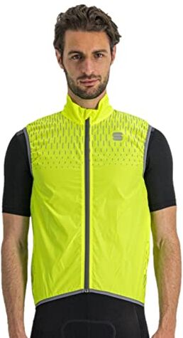 Sportful Reflex Vest, Gilet Sportivo Uomo, Yellow Fluo, XXXL