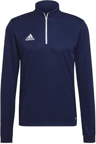 Adidas Entrada 22 Training Long Sleeve Sweatshirt, Maglia Lunga Uomo, Team Navy Blue 2, XS