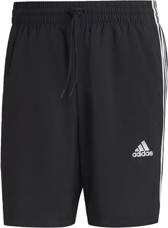 Adidas Aeroready Essentials Chelsea 3-stripes Shorts Pantaloncini, Black/White, XS Corto Uomo