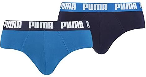 Puma Brief, Biancheria intima Uomo, Blu, M