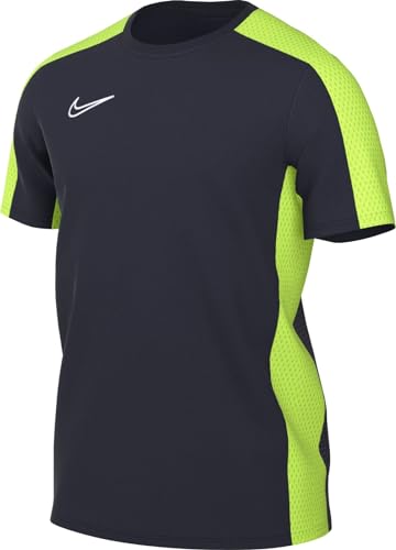 Nike Mens Short-Sleeve Soccer Top M Nk DF Acd23 Top SS, Obsidian/Volt/White, , XS