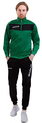 GIVOVA Visa Fluo – tuta Sportivo, verde-nero, XL