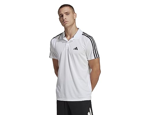 Adidas Train Essentials piqué 3-Stripes Training Polo Shirt Polo Shirt (Short Sleeve) Uomo
