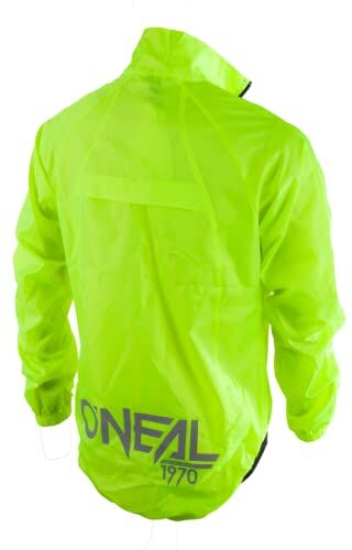 O'NEAL Giacca Mountain Bike   MTB Mountain Bike DH Downhill FR Freeride   Impermeabile, Traspirante, Giacca a vento   Giacca antipioggia Breeze   Adulto   Giallo Neon   Taglia XXL