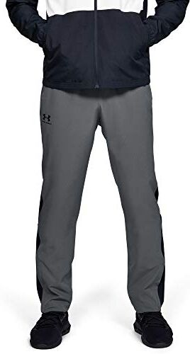 Under Armour Vital Woven Pantaloni da Uomo, Uomo, Pantaloni, 1352031, Grigio Passo (012)/Nero., XXL Tall