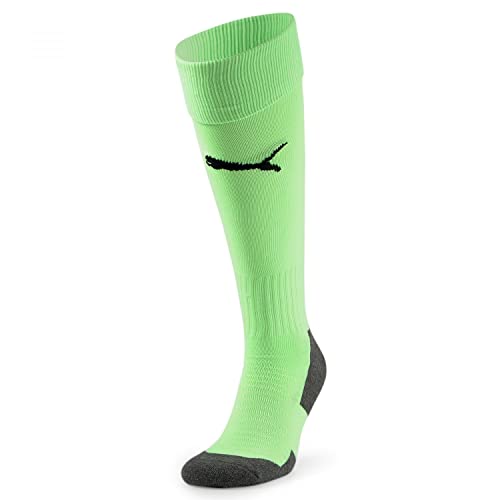 Puma Team Liga Socks Core Calzettoni da Calcio, Fizzy Lime Nero, 31-34 Uomo